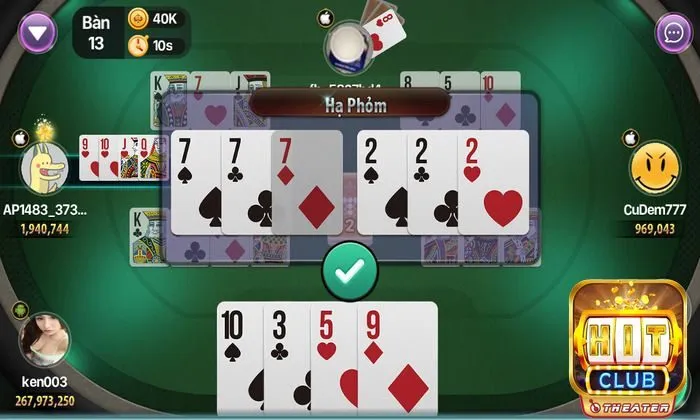 Game bài Phỏm rèn luyện cho cược thủ khả năng ghi nhớ tốt