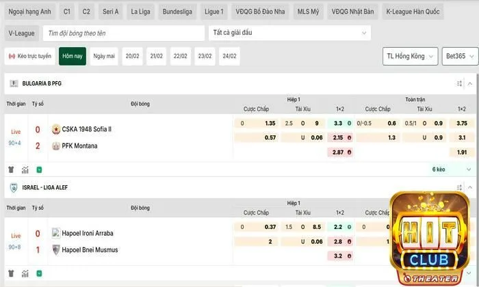 Trên thực tế có nhiều loại kèo xiên khác nhau tùy theo giải đấu