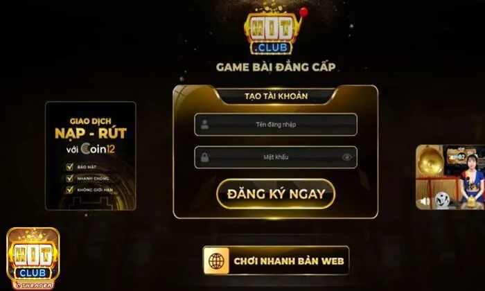 Giới thiệu HitClub về các bước tạo tài khoản thành viên